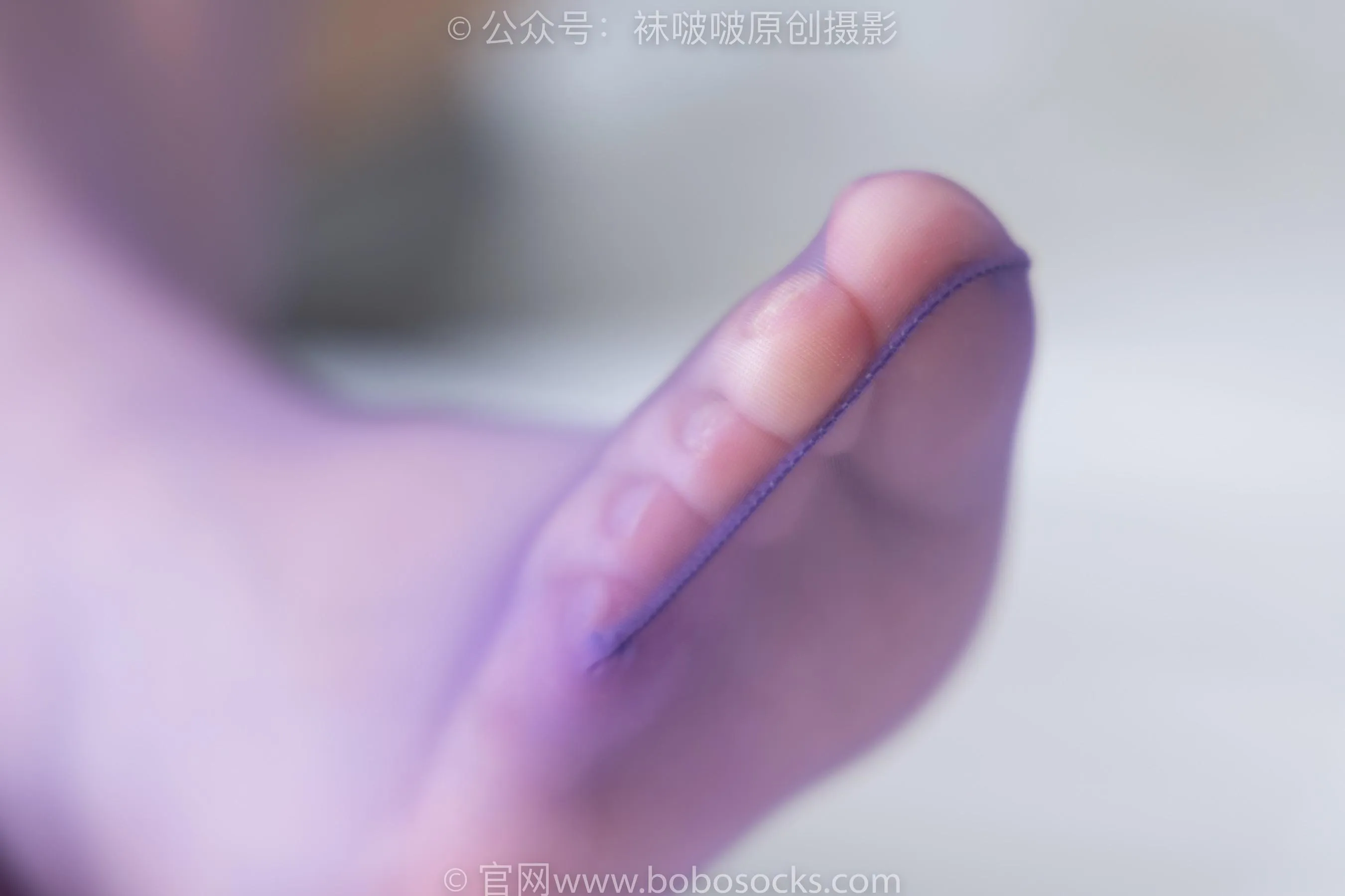 [BoBoSocks袜啵啵]NO.205 小甜豆-白色高跟鞋、紫色油亮丝袜[23] [53P]插图7